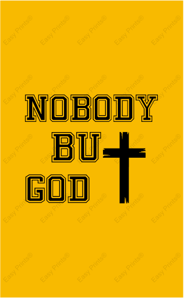 Unisex Nobody But God Hoodie In Various Colors