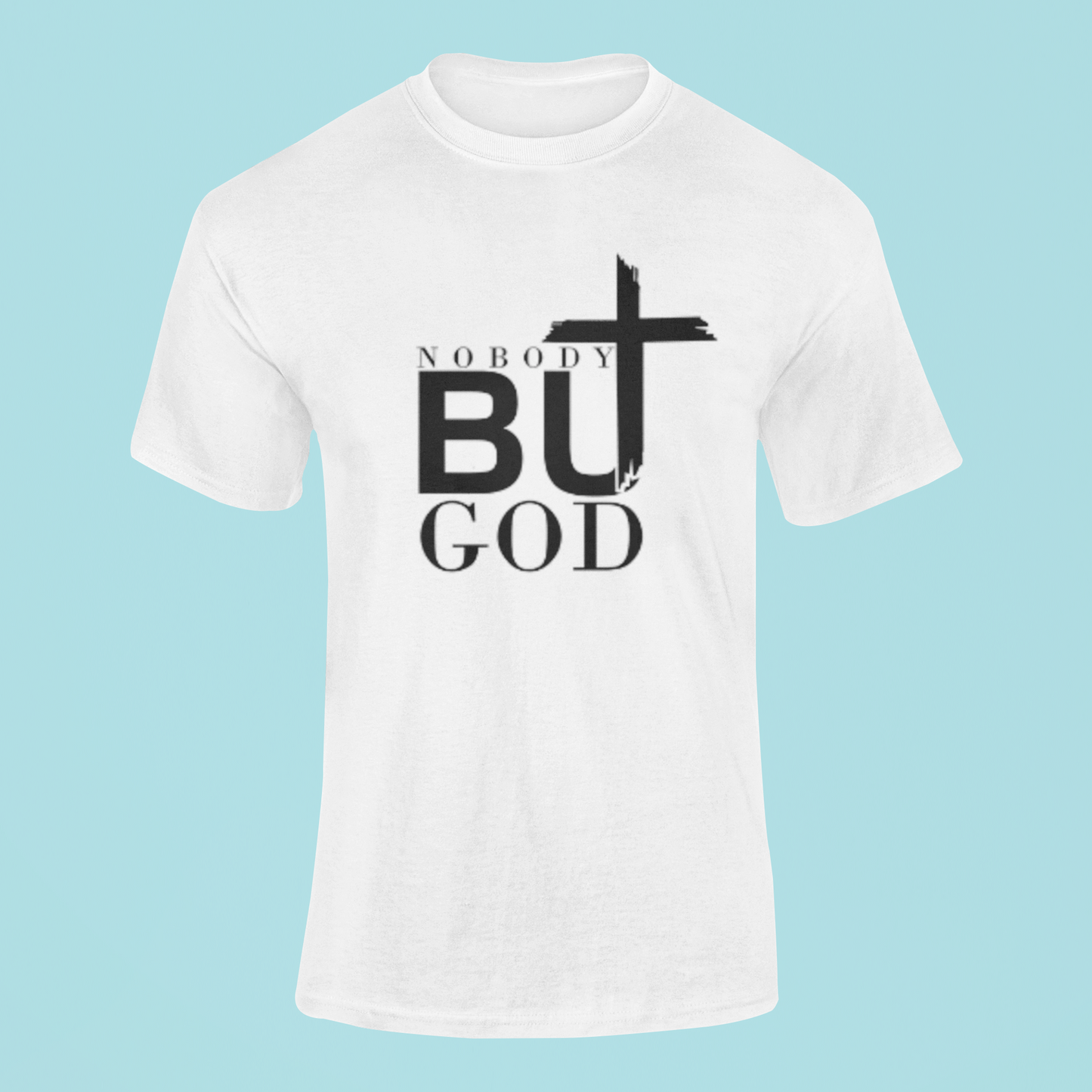 Unisex NOBODY BUT GOD Brand Logo T-Shirt